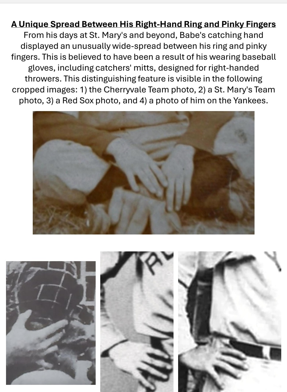 Hand comparison