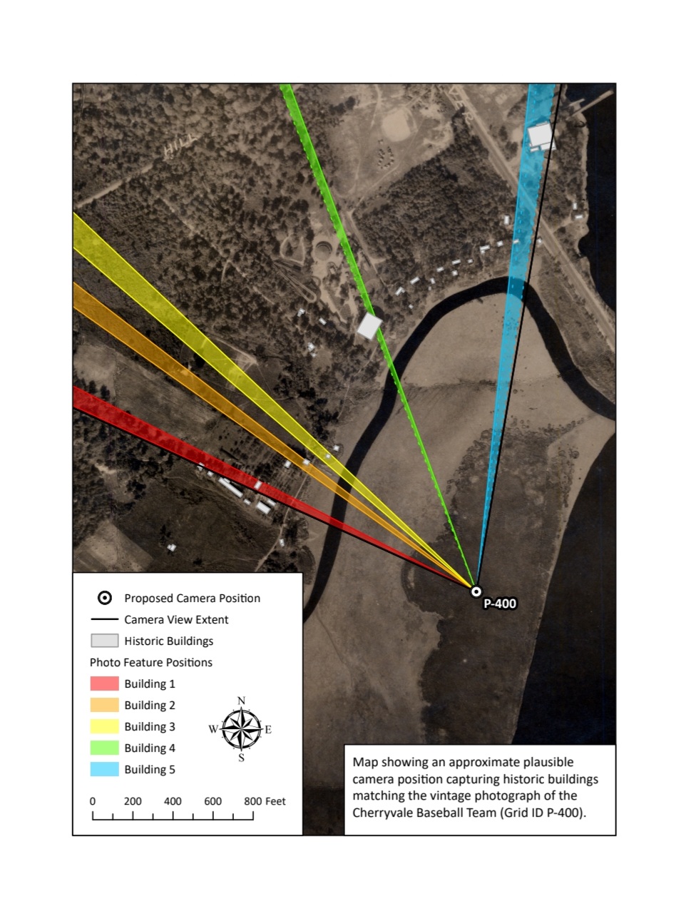 Camera position map